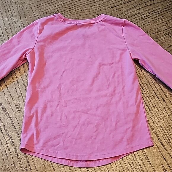 Pink long sleeve top size XS 4-5 - Picture 4 of 6